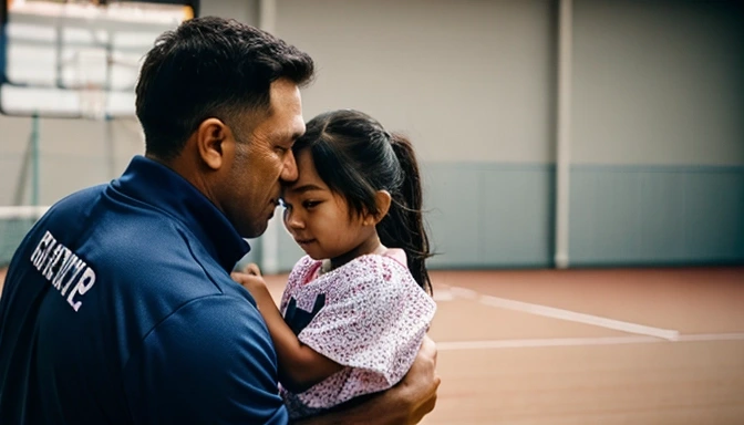 father and his daughter